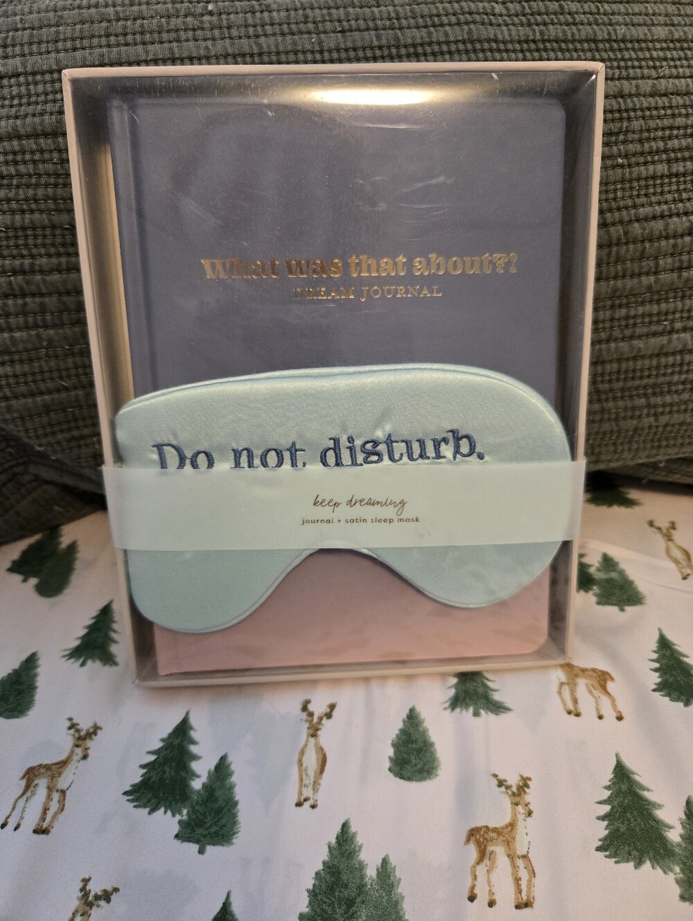 NIB Garven Dream Journal & Satin Sleep Mask Set